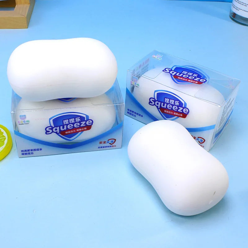 Soap Ball Squishy Toy – Crunchy ASMR Sensory Squeeze Fidget Ball