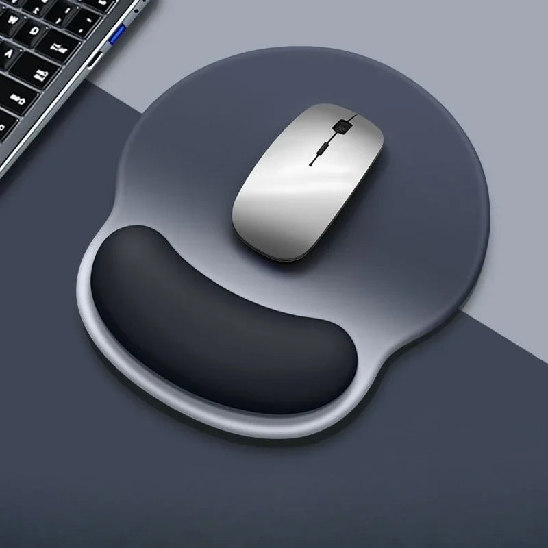 🌈🖱️ Gradient Ergonomic Mouse Pad with Wrist Support – Non-Slip