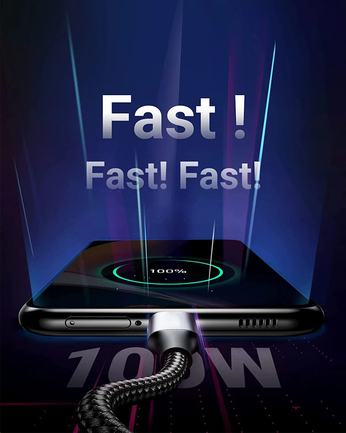 ⚡🔌 100W USB-C PD 10Gbps Cable with 4K 60Hz Video (E-Marker)