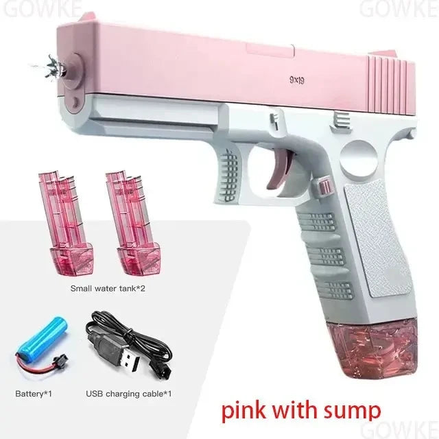 💦☀️ Summer High-Pressure Water Gun – Non-Electric Full-Automatic Shooting Water Pistol for Kids
