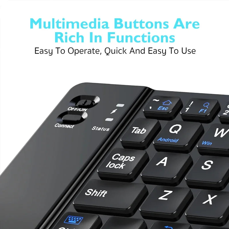 ⌨️📱 Dormin Folding Bluetooth Keyboard – Portable Silent Wireless