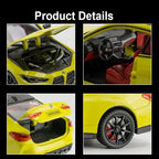 1:24 Miniature M4 / 760Li Alloy Diecast Toy Car with Sound, Light, Open Doors & Pull Back Action