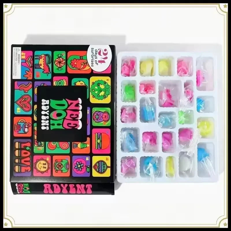 2026 NeeDoh Advent Calendar – Christmas Surprise Fidget Toy Set