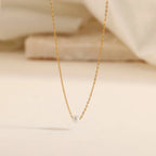 ✨💛 SUNIBI 2024 New Fashion Stainless Steel Pendant Necklace 🤍 | Gold Color Imitation Pearl Jewelry for Women 💎 | Wholesale Friendly