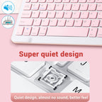 ⌨️🖱️ Mini Wireless Bluetooth Keyboard & Mouse Set – Portable for iPad & Android
