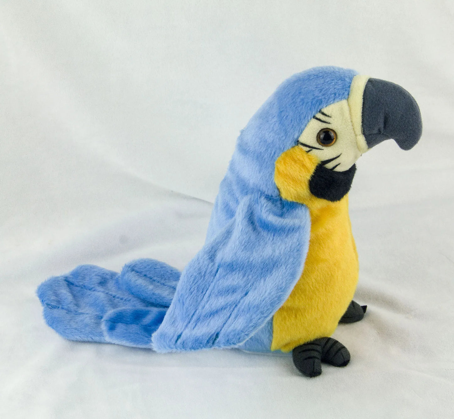 🦜💬 Talking Macaw Parrot Plush Toy – Voice Repeating Electronic Stuffed Bird with Animated Movement