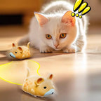 Electric Moving Mouse Cat Toy – Automatic Vibrating Interactive Kitten Toy