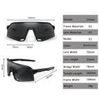 Cycling Sunglasses for Men and Women UV400 Available in 5 colors, these big-frame eyewear pieces are perfect for running, fishing, and other sports activities.
