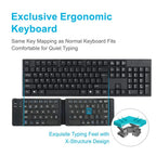 ⌨️📱 Dormin Folding Bluetooth Keyboard – Portable Silent Wireless