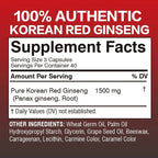 Korean Red Panax Ginseng Capsules – Natural Energy & Focus Support