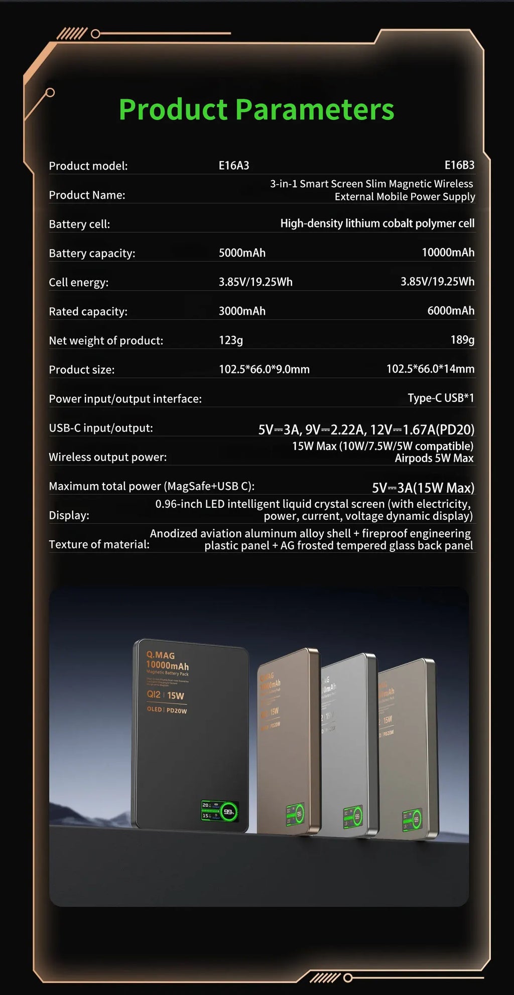 Magnetic Wireless Power Bank 5000/10000mAh | Fast Charging External Battery for iPhone 12‑17 Pro, Apple Watch & AirPods 🔋
