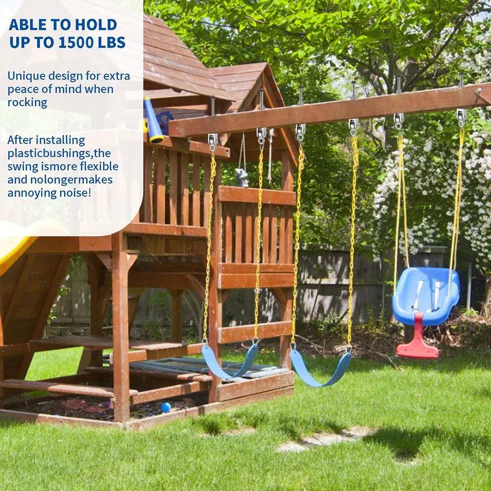 Heavy Duty Stainless Steel Swing Hooks with Bearings