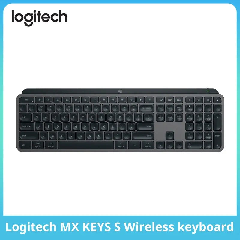 NEW Logitech MX Keys S Wireless Bluetooth Keyboard – Backlit, Multi-Device