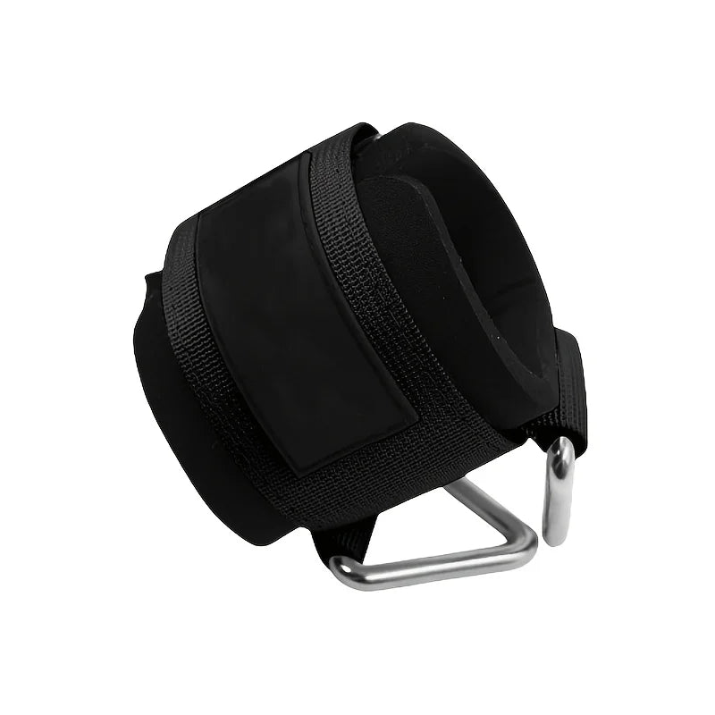 Adjustable Wrist Cuff for Cable Machine – Neoprene Padded Gym Ankle/Wrist Strap for Arm & Glute Training | Fitness Attachment for Men & Women (1 Pc)