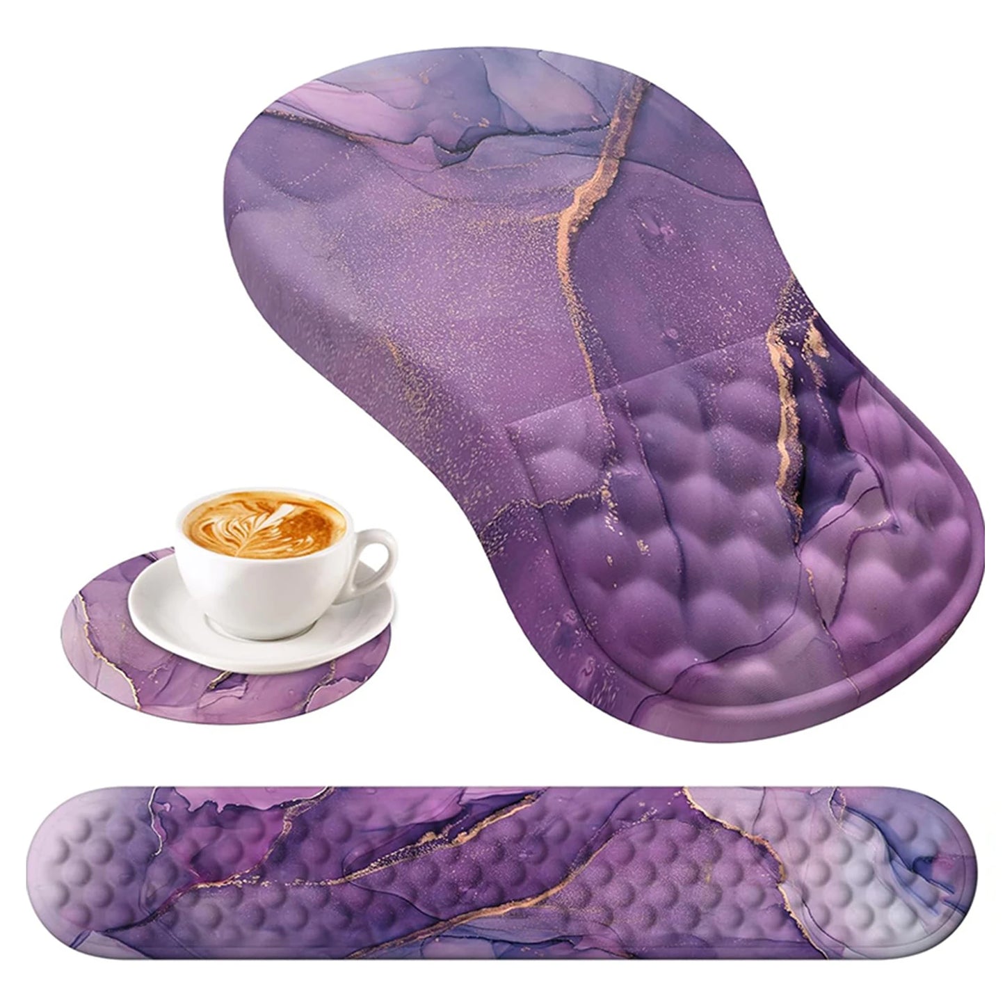🖱️💖 Ergonomic Wrist Mouse Pad – Memory Foam Pain Relief Support