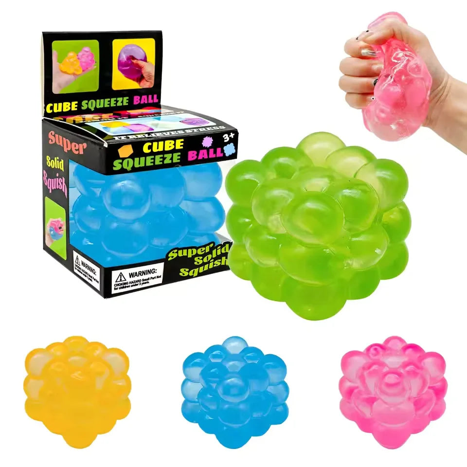 3D Candy Squishy Toy – Sensory Squeeze Fidget Cube