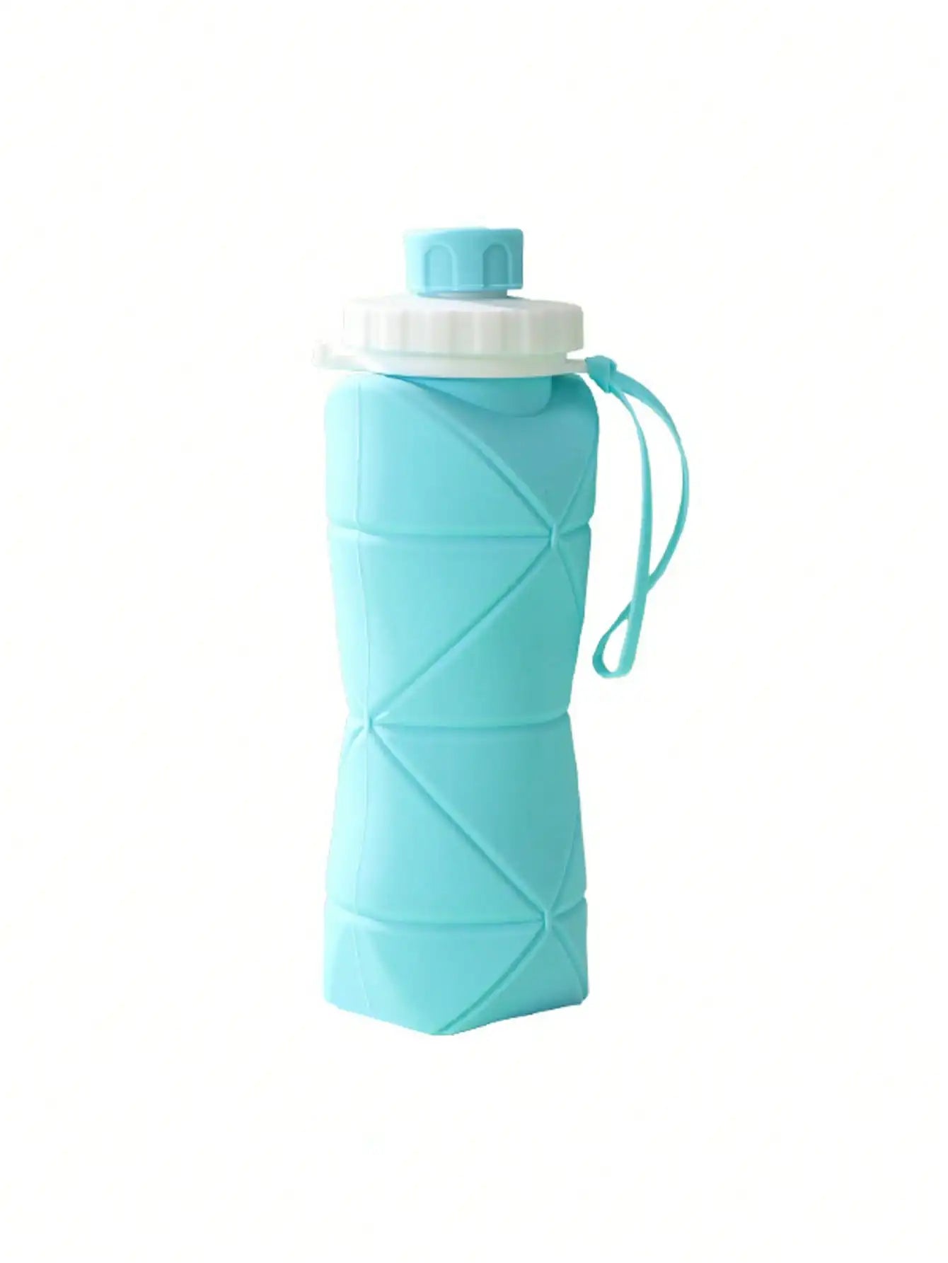 600ml Collapsible Silicone Water Bottle – Portable Foldable Travel Cup 💧✨
