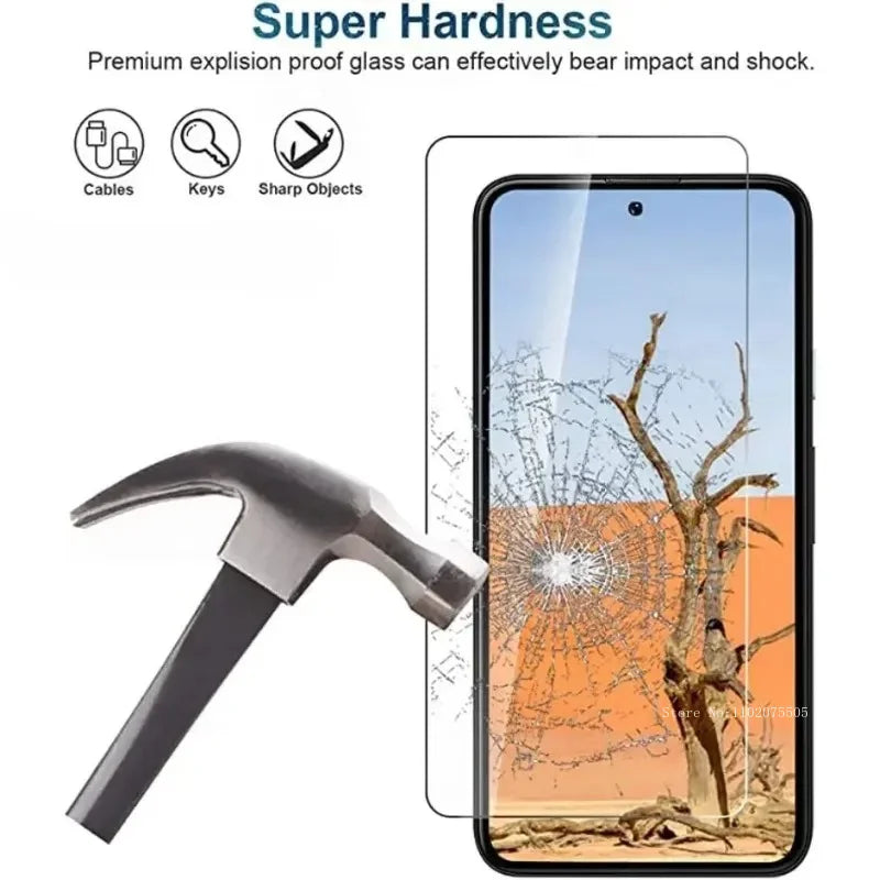 4PCS HD Tempered Glass Screen Protector for Google Pixel Series