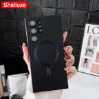 Luxury MagSafe Magnetic Soft TPU Case for Samsung Galaxy S25 Ultra / EDGE
