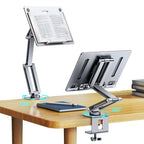 💻🔄 Eary Laptop Arm Mount for Desk – 360° Rotating Adjustable Stand