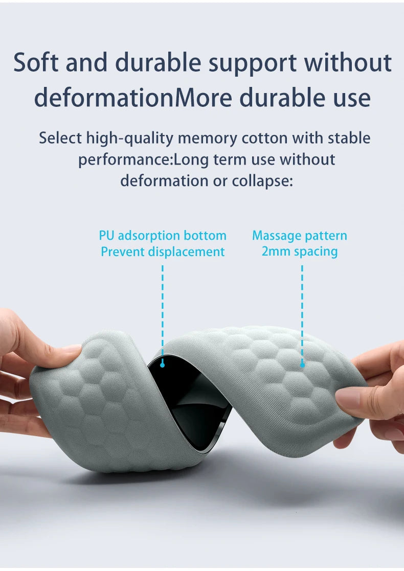 ⌨️🖱️ Ergonomic Memory Foam Keyboard & Mouse Wrist Rest Pad