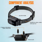 🐶📡 875 yards (800m) Digital Dog Training Collar – Waterproof Rechargeable with LCD