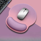 🌈🖱️ Gradient Ergonomic Mouse Pad with Wrist Support – Non-Slip