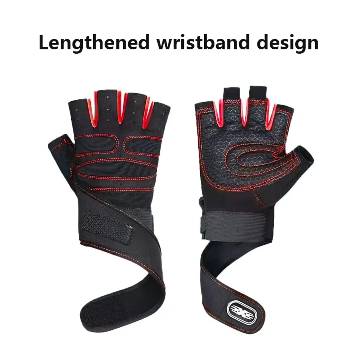 Weightlifting Wristband Fitness Training Gloves