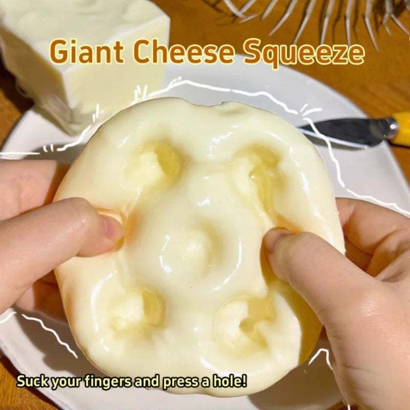 Taba Cheese Cube Squishy – Shapeable Non-Rebound Fidget Toy