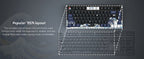 🔥⌨️ Wired Mechanical Gaming Keyboard with OLED Display – Hot-Swap RGB