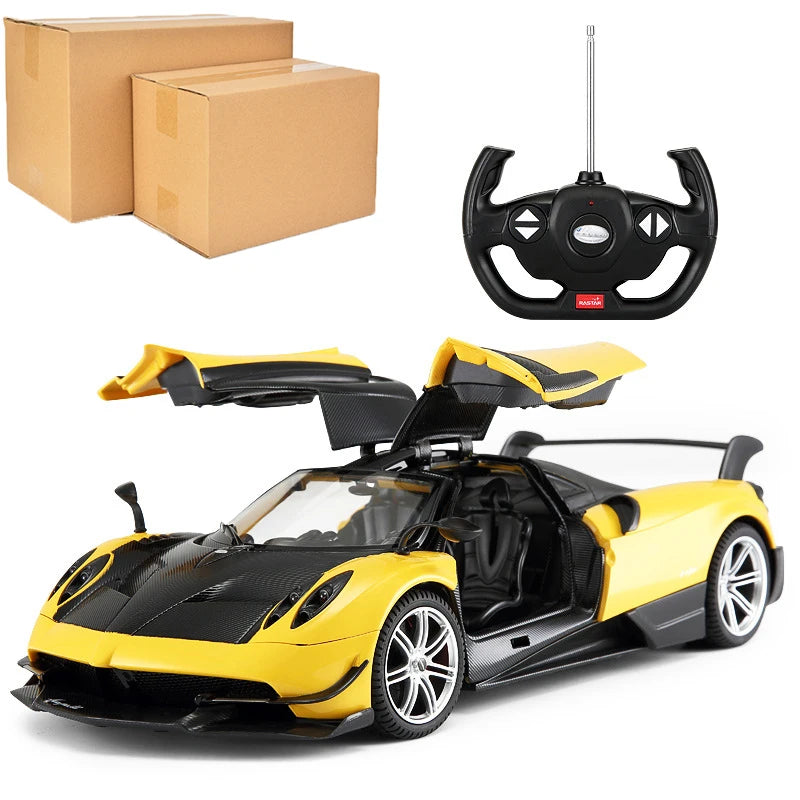 HANMA Pagani Huayra BC 1:14 RC Supercar 🚗💨 Official Licensed Remote Control Model Car Toy for Kids & Adults | LED Lights ⚡ Full Functions 🎮 Gift Ready 🎁