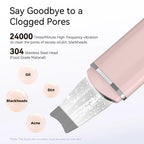 ✨🧖‍♀️ ANLAN Ultrasonic Skin Scrubber 💎 | Deep Cleaning Peeling Shovel Facial Cleaner 🫧 | Ultrasonic Face Lifting & Skin Care Device