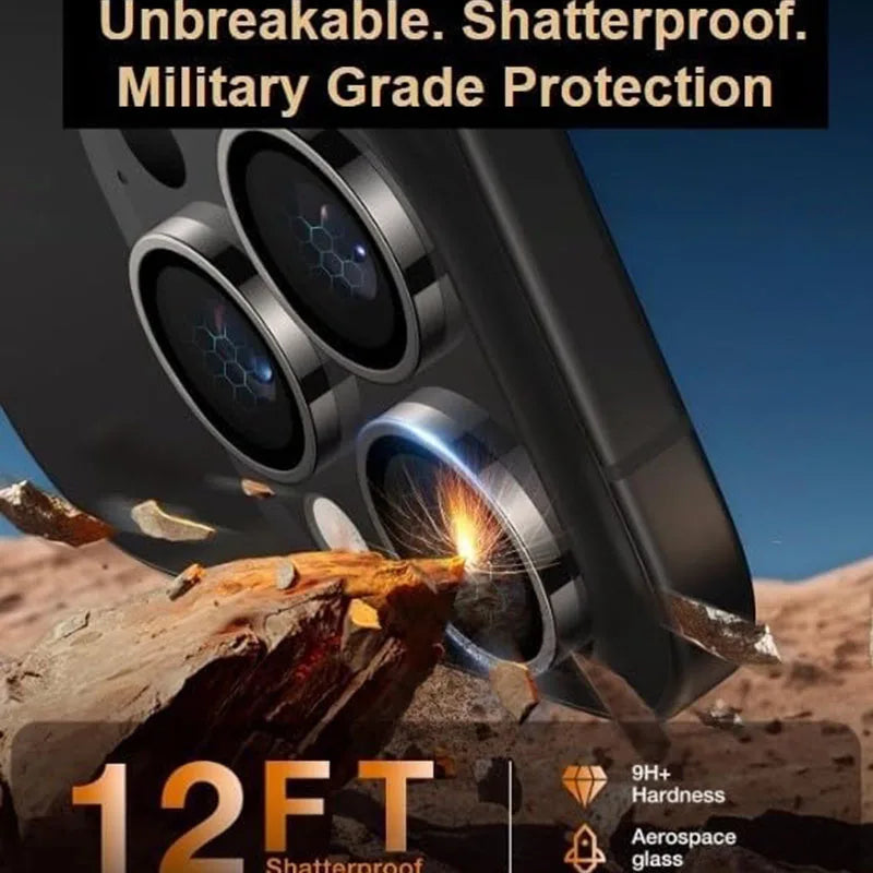 Aluminium Alloy Tempered Glass Camera Lens Protector for iPhone 16 Pro / Pro Max