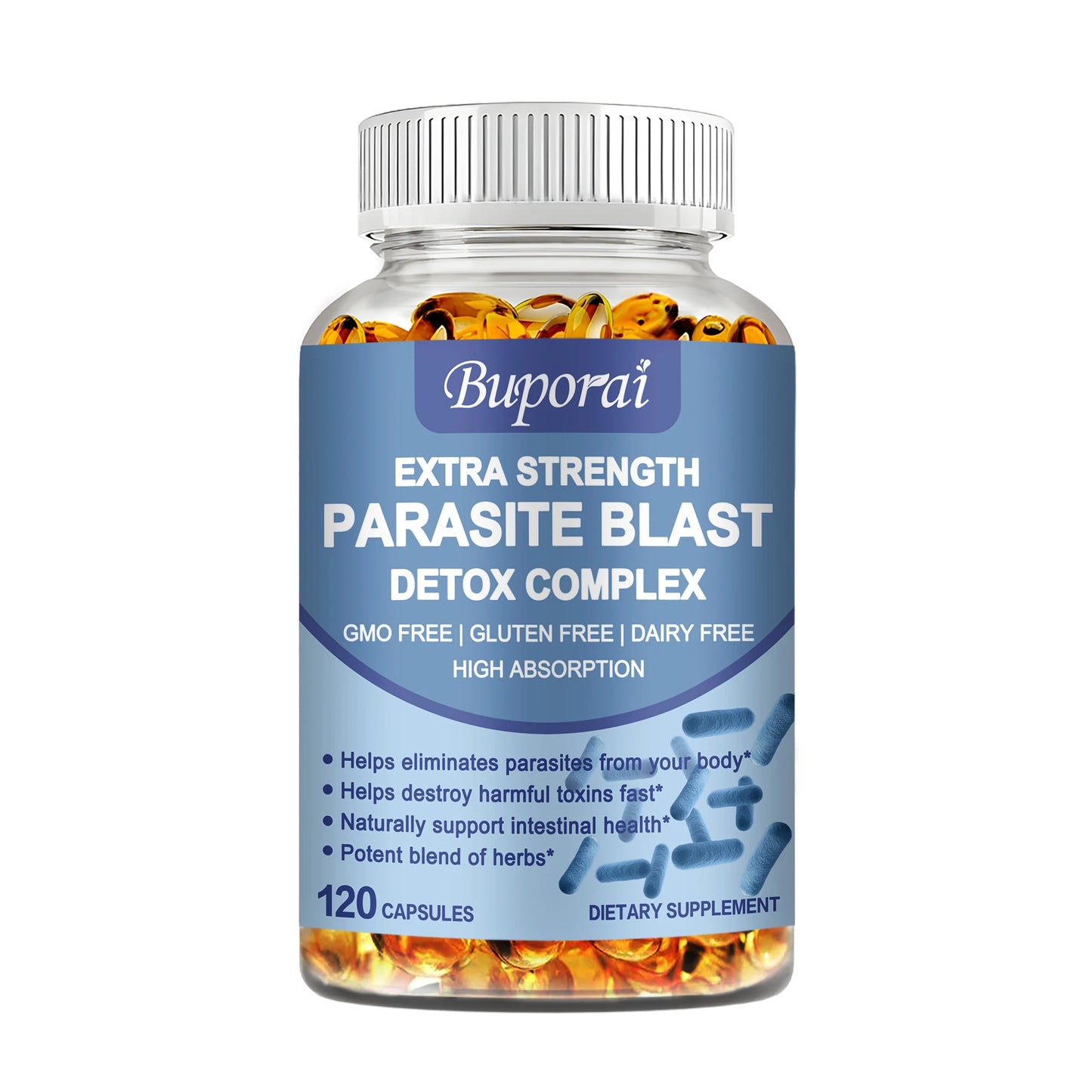 Parasite Blast Detox Complex – Gut Health & Immune Support Formula – 120 Capsules