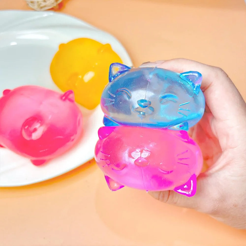 Mini Cat Maltose Squishy Toy – Slow-Rise TPR Sensory Fidget