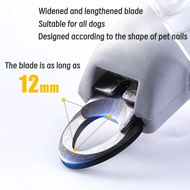 ✂️🐶🐱 Pet Nail Clippers with LED Light – Polishing & Cleaning Kit