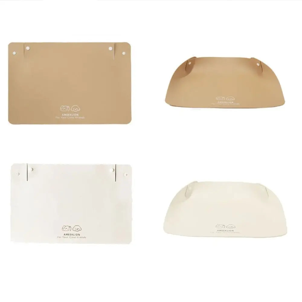 Pet Supplies PU Leather Pet Anti Spill Placemat Waterproof Oil Resistant Dog Food Pad Anti Slip Pet Feeding Mat Drinking Feeding