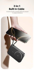 Toocki 10000mAh Magnetic Wireless Power Bank – 15W / 22.5W PD Fast Charge