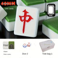 Hand‑Spoked Mahjong Set (Large 1.57" | 40mm) 🎴 | Premium High‑Resin 144‑Tile Mahjong Set + Travel Suitcase 🎒 | Dual‑Color Tile Options