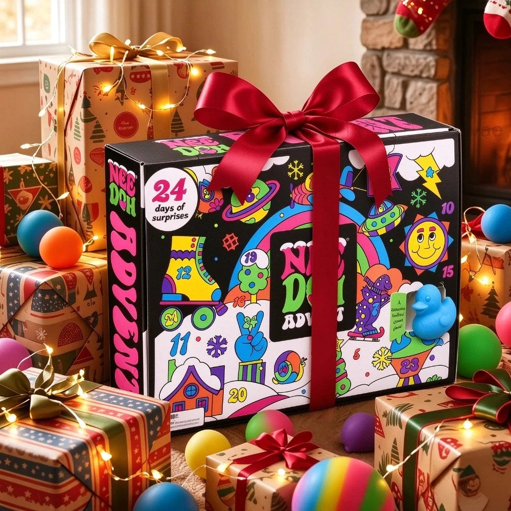 2026 NeeDoh Advent Calendar Christmas countdown surprise fidget toy set