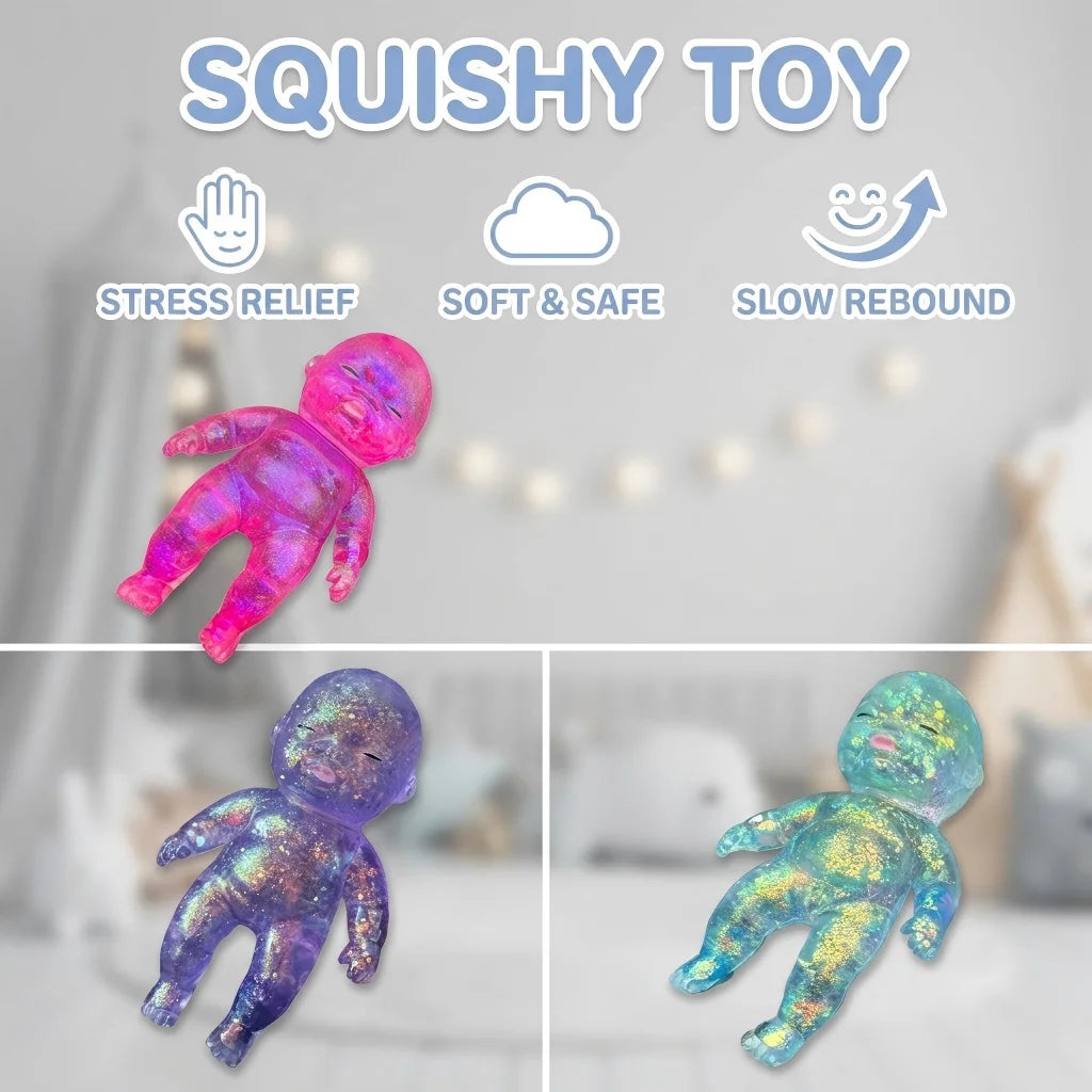 Vivid Sugar Baby Squishy Toy – Slow-Rebound TPR Stress Ball