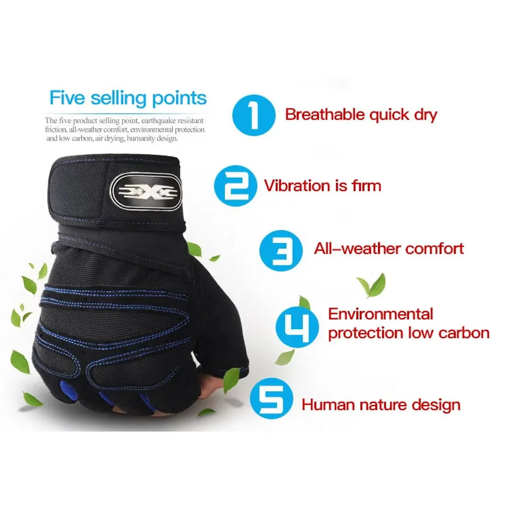 Weightlifting Wristband Fitness Training Gloves