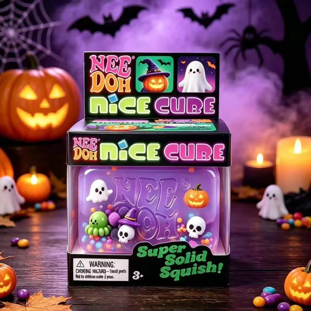 NeeDoh Nice Cube – Holiday Squeeze Fidget Toy