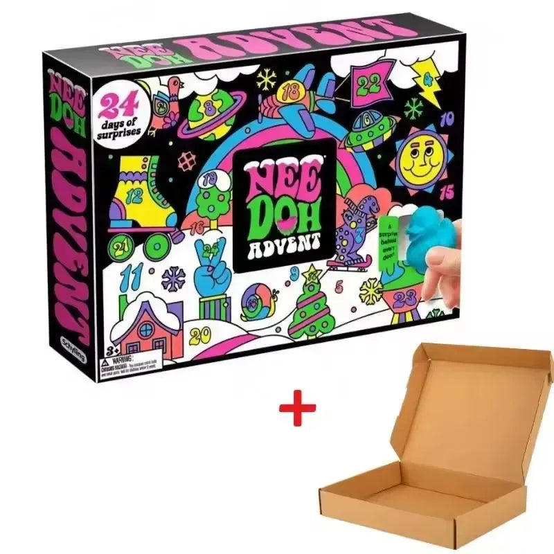 2026 NeeDoh Advent Calendar – Christmas Surprise Fidget Toy Set