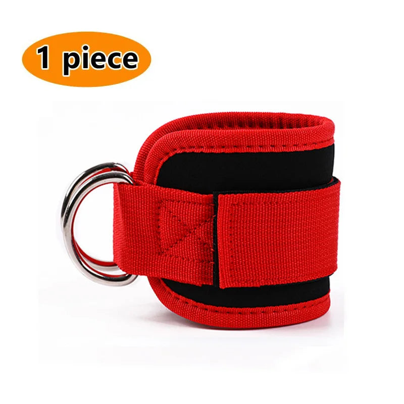 Double D-Ring Cable Ankle Straps – Gym Ankle Cuffs for Glutes, Legs & Strength Training🍑🏋️‍♀️