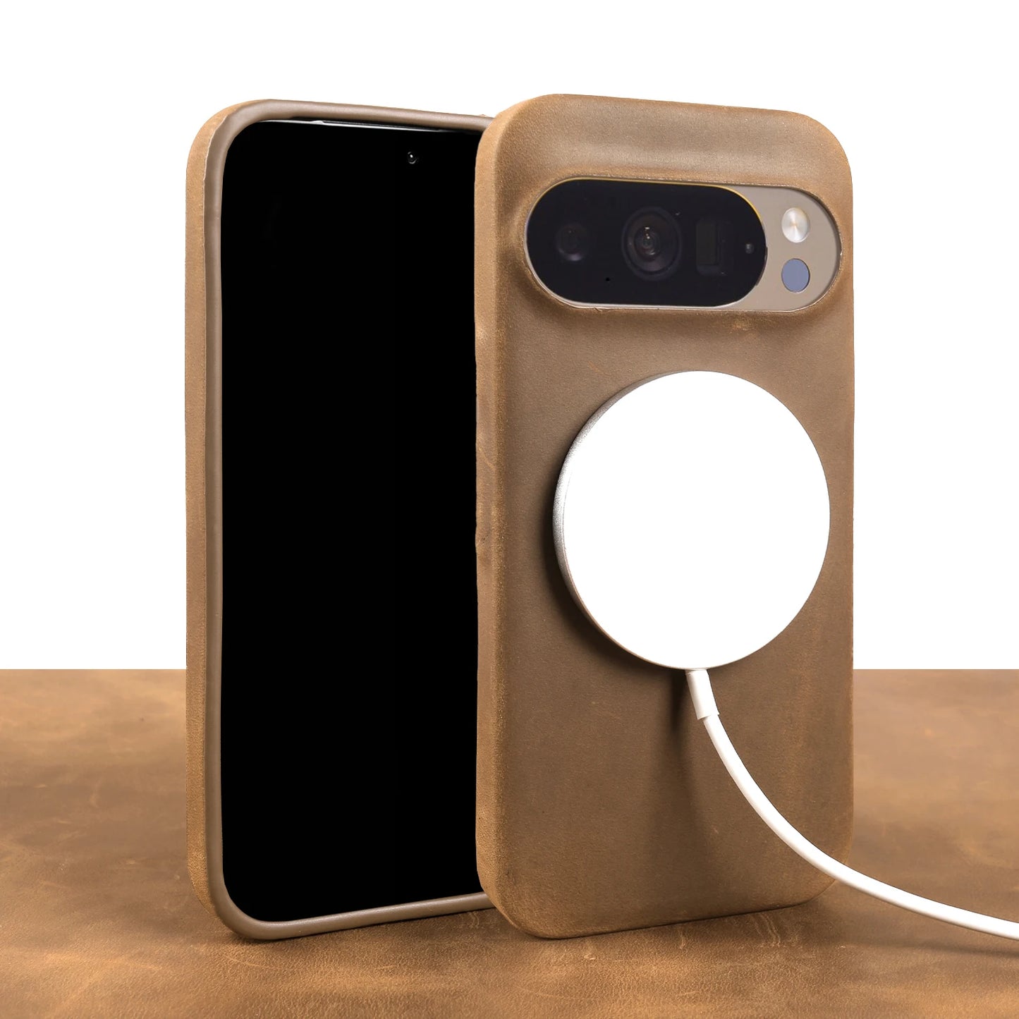 MagSafe Magnetic Genuine Leather Case for Google Pixel Series