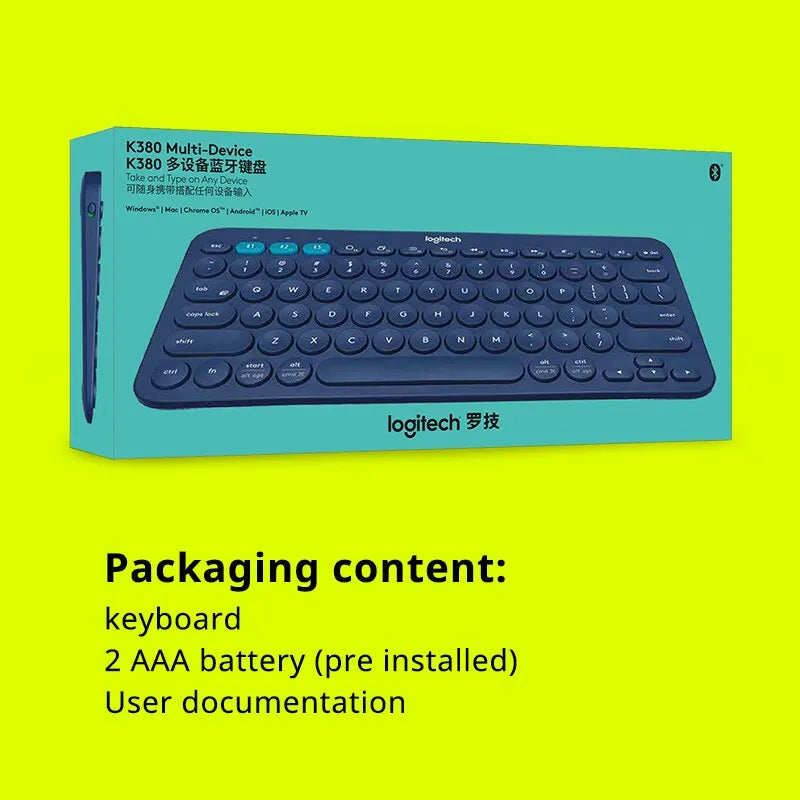 ⌨️🔴 Logitech K380 Wireless Bluetooth Keyboard – Network Red Edition