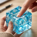 Soft Ice Cube Squishy Toy – Slow-Rising Snowflake Sensory Fidget