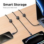 🧲🔌 UGREEN Magnetic Cable Organizer Clips – Desk Cord Holder