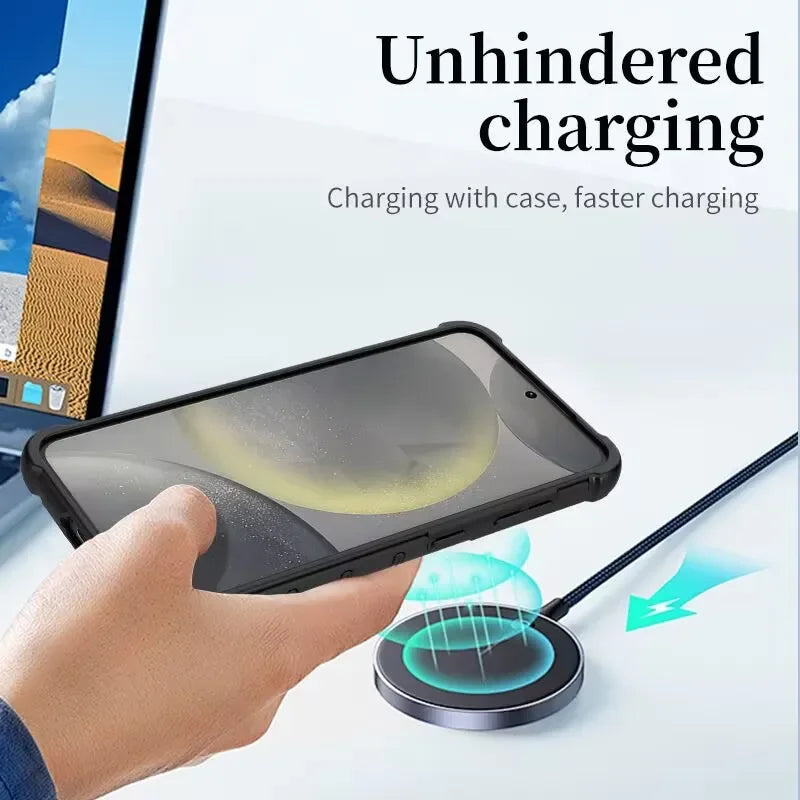 Luxury Magnetic Armor Case for Samsung Galaxy S25 / S24 / S23 Ultra